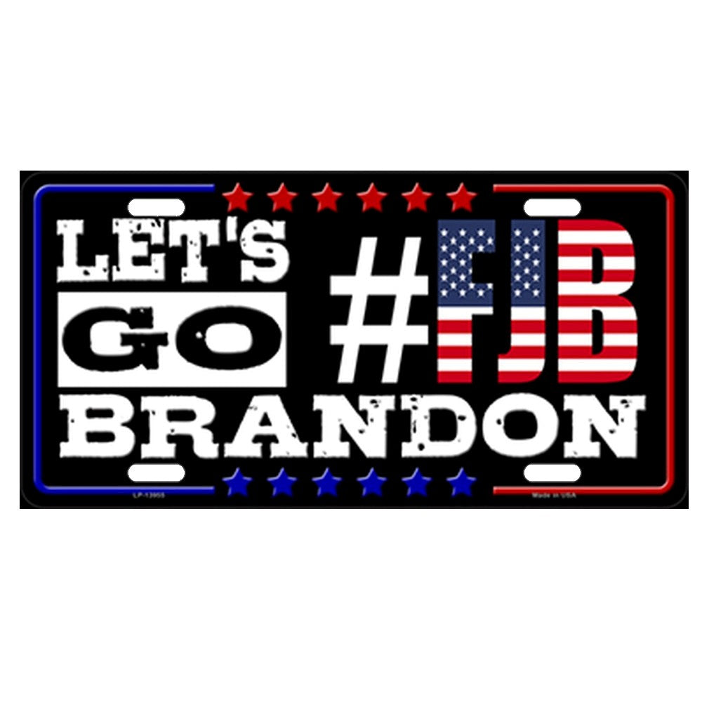License Plate - Let's Go Brandon - #FJB